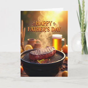 Gebarbecued Fest Vaderdag Kaart