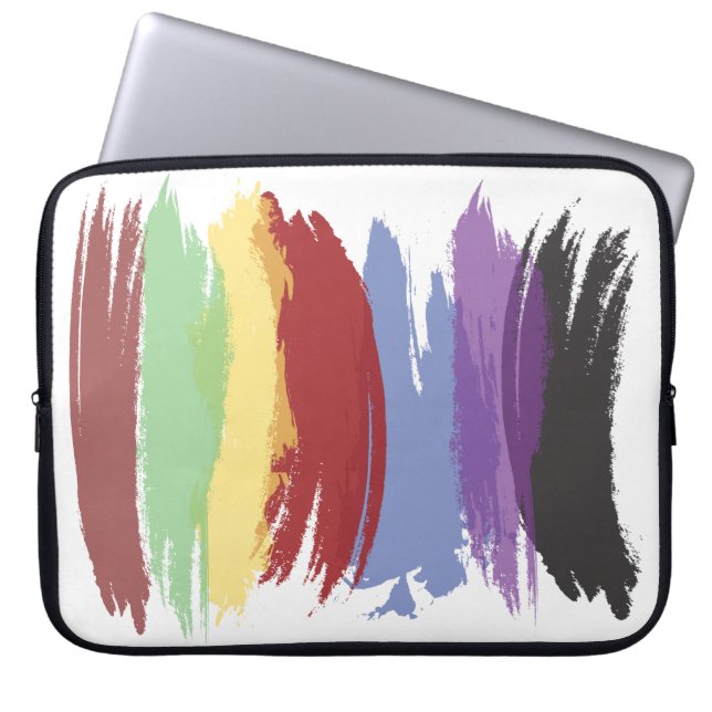 Gebaren #4 laptop sleeve (Voorkant)