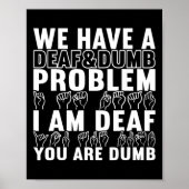 Gebarentaal Doof bewustzijn 20 Poster (Voorkant)