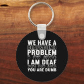 Gebarentaal Doof bewustzijn 20 Sleutelhanger (Voorkant)