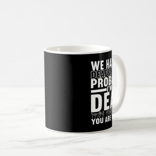 Gebarentaal Doof bewustzijn 8 Koffiemok (Voorkant rechts)