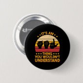 Gebarentaal Doof Bewustzijn en ASL 1 Ronde Button 5,7 Cm (Voorkant /achterkant)