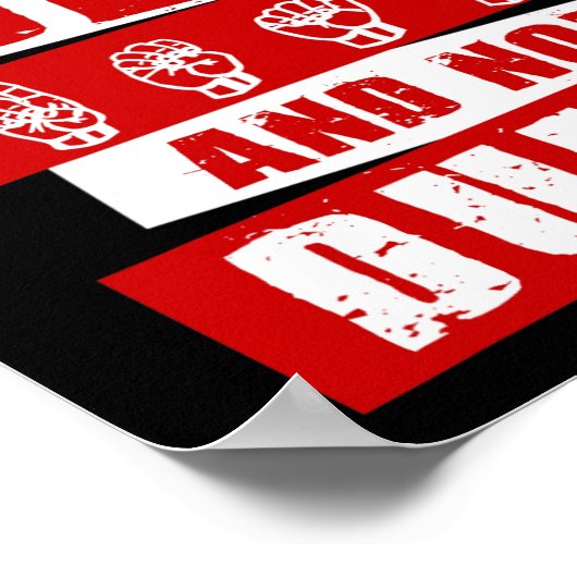 Gebarentaal Doof Bewustzijn Hand Talk ASL Lenguaj Poster (Hoek)