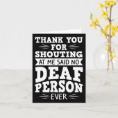 Gebarentaal dove bewustwording gehoorverlies en ge kaart (Gele Bloem)