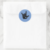 Gebarentaal Hand Liefde Stickers (Tas)
