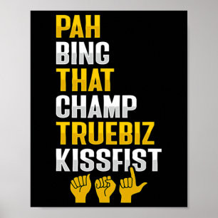 Gebarentaal handgebaar dove gehoorverlies bewustzi poster