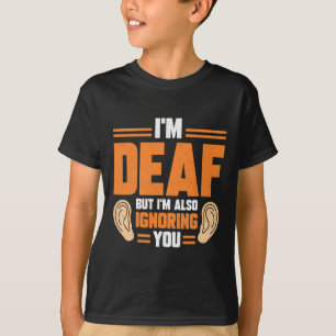 Gebarentaal Handtolk ASL Doof Bewustzijn T-shirt