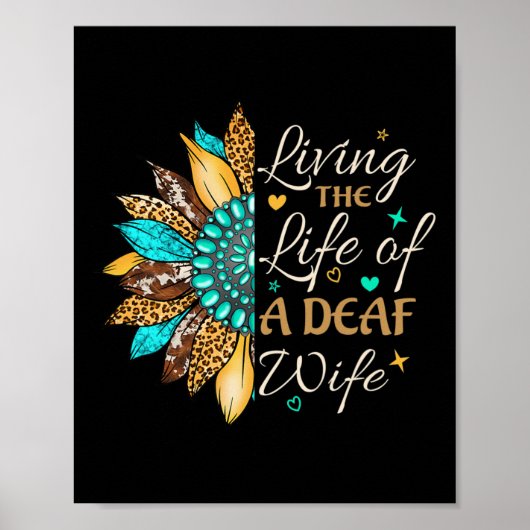 Gebarentaal Het leven van een trotse dove vrouw Poster (Voorkant)