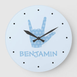 Gebarentaal Ik Hou Van Jou Jongensnaam Klok