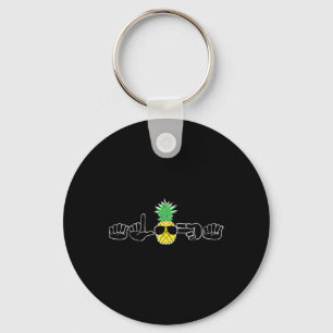 Gebarentaal Kleding Strand Doof Signing Awareness Sleutelhanger