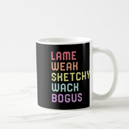 Gebarentaal Lam Zwak Asl Sla T-shirt Doofbewustzij Koffiemok (Rechts)