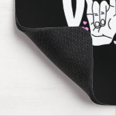 Gebarentaal Liefde ASL Wees Vriendelijk Doof Bewus Muismat (Hoek)