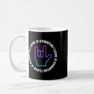 Gebarentaal Liefdesteken Handicap Bewustzijn Koffiemok