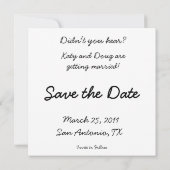 Gebarentaal Save the Date Kaart (Achterkant)
