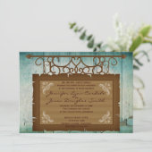  gebarentaal Uitnodigingen voor landhuwelijk (Staand voorkant)