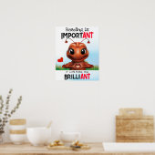 Gebarentaal voor analfabetisme poster (Keuken)