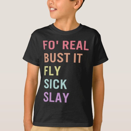 Gebarentaal voor echte buste het ASL Slang T-shirt (Voorkant)