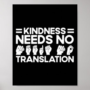 Gebarentaal Vriendelijkheid Hoog Duitse Poster