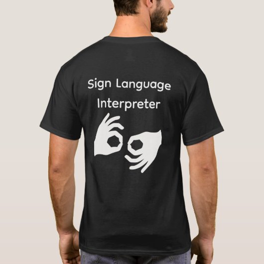 Gebarentolk T-shirt (Achterkant)