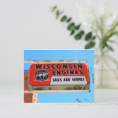 gebarentraject 66 Kingman Wisconsin Engines Briefkaart (Staand voorkant)