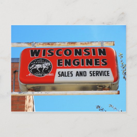 gebarentraject 66 Kingman Wisconsin Engines Briefkaart (Voorkant)