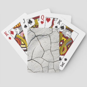 Gebarsten Aarde Grond Koele Textuur Pokerkaarten