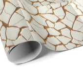 Gebarsten aardstructuur Abstract Cadeaupapier (Rol Hoek)