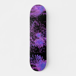 Gebarsten Abstracte Digitale Fractal van het Ijs Skateboard