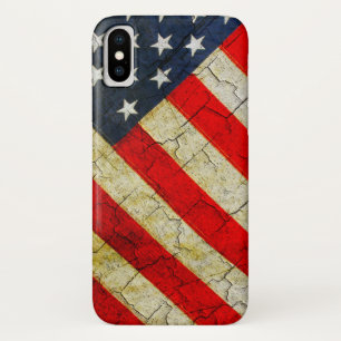 Gebarsten Amerikaanse vlag Case-Mate iPhone Case