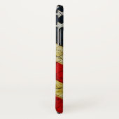 Gebarsten Amerikaanse vlag Case-Mate iPhone Case (Achterkant / rechts)