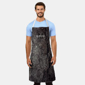 Gebarsten asfaltweg Monogram Schort (Gedragen)