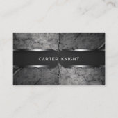 Gebarsten beton Modern Industrial Visitekaartje (Voorkant)