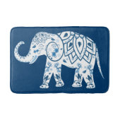  gebarsten blauw olifant badmat (Voorkant)