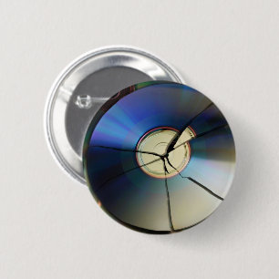 Gebarsten CD Ronde Button 5,7 Cm