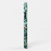 Gebarsten glas blauwgroen Case-Mate iPhone case (Achterkant/rechts)