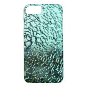 Gebarsten glas gebroken blauwgroen Case-Mate iPhone case (Achterkant)