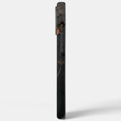 Gebarsten Hart Donkere Boho iPhone Case (Achterkant / Links)