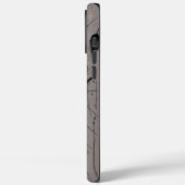 Gebarsten Houten Hart Donkere Boho Telefoonhoes Case-Mate iPhone Case (Achterkant / Links)
