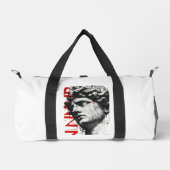 Gebarsten Klassieke Bust Duffel Tas (Voorkant)