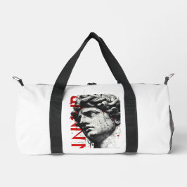 Gebarsten Klassieke Bust Duffel Tas
