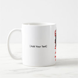 Gebarsten Klassieke Buste Trash Polka Kunst Mok