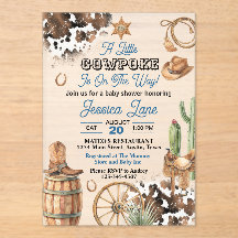 Gebarsten Little Cowpoke Baby Shower