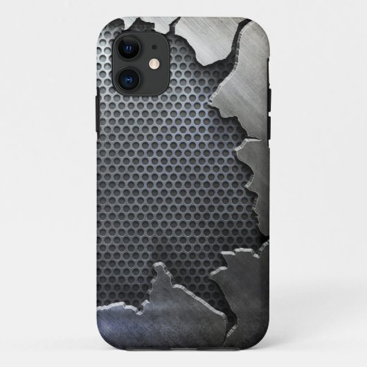 Gebarsten metalen iPhone 5, Case-Mate iPhone Case (Achterkant)