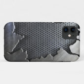 Gebarsten metalen iPhone 5, Case-Mate iPhone Case (Achterkant (horizontaal))