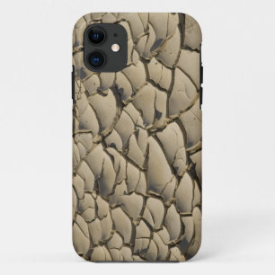 Gebarsten modderformatie op de vallei vloer van iPhone 11 hoesje
