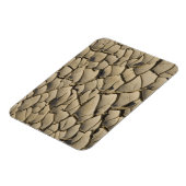 Gebarsten modderformatie op de vallei vloer van magneet (Linkerzijde)