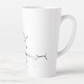 Gebarsten mokkopje latte mok (Rechts)