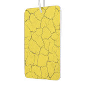 Gebarsten Mosterd Gele Auto Luchtverfrisser (Links)