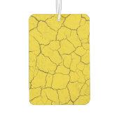 Gebarsten Mosterd Gele Auto Luchtverfrisser (Achterkant)