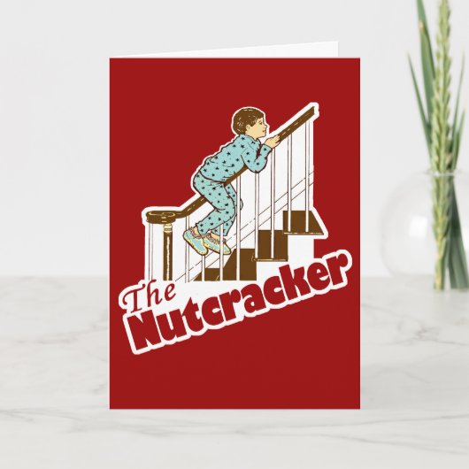 Gebarsten Noten een Traditie van Kerstmis Feestdagen Kaart (Voorkant)